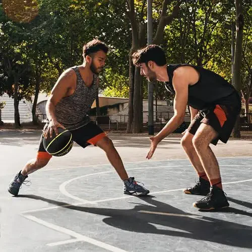 Fantecia Basketbol To'pi Rasmiy Hajmi 7 va Hajmi 5, Tashqi Ichki Basketbol, Yoshlar va Kattalar Basketboli (Qora Oltin) - 6