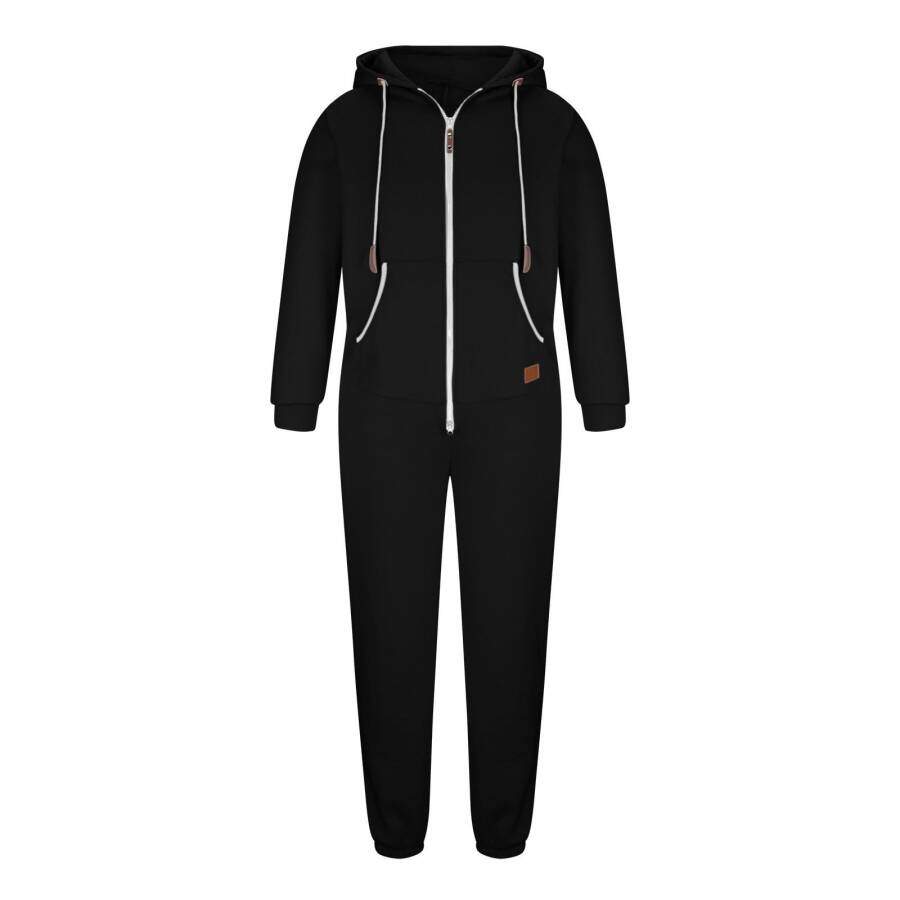 Fanxing Men's Tracksuits 2Pcs Set Full Zip Up Jacket Coat Outfits Hoodies Sweatshirt with Sweatpants Sport Sweatsuits Hip Pop Streetwear Mens Cargo Sweatpants Joggers Black,XL - 2
