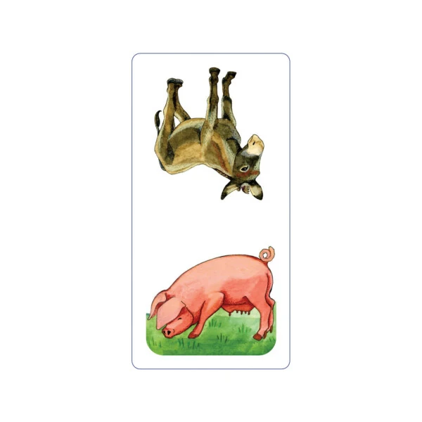 Farm Animal Dominoes - Outset Media, Classic Matching Card Game, No Reading Required, Childen & Preschoolers, Ages 3+ - 6