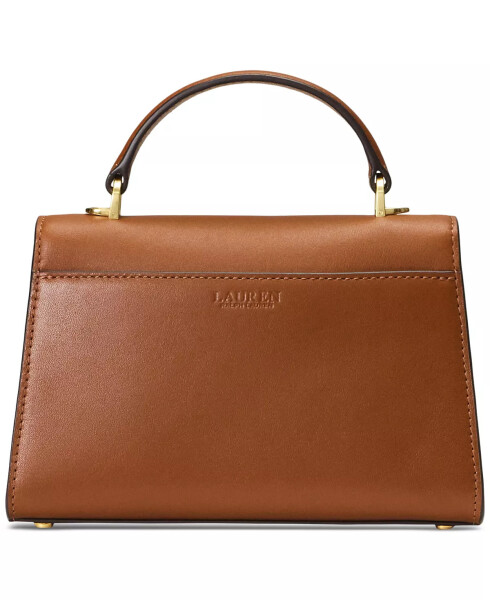 Farrah Small Leather Satchel Lauren Tan - 3