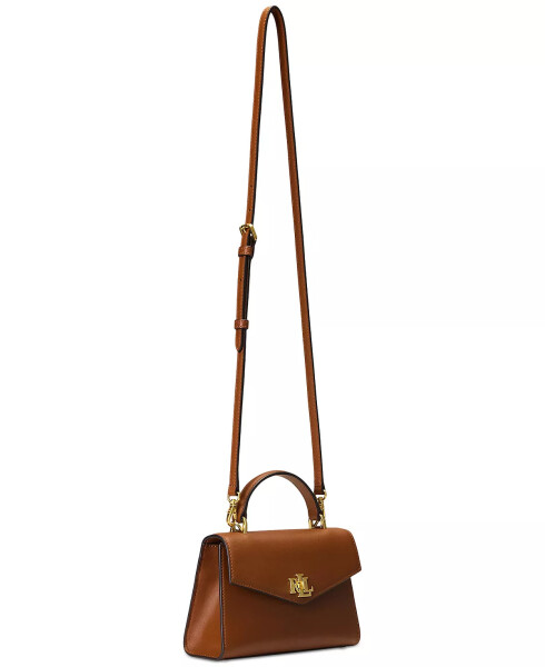 Farrah Small Leather Satchel Lauren Tan - 4