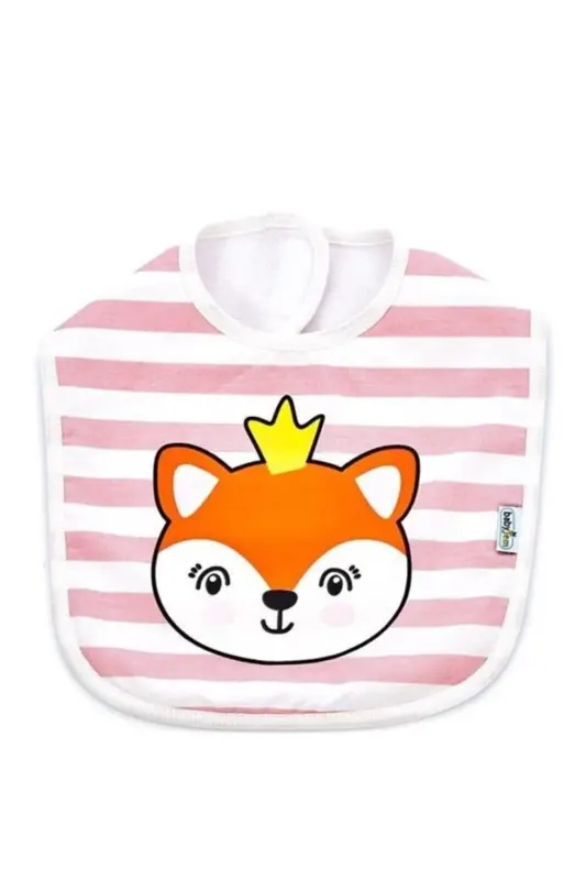 Фартук в полоску с принтом 431 Розовый - 2