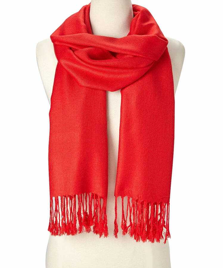 Fashionable, lightweight long scarves for women. Luxury lady wraps, solid colors shawls. Soft and warm scarves for women online. - 1