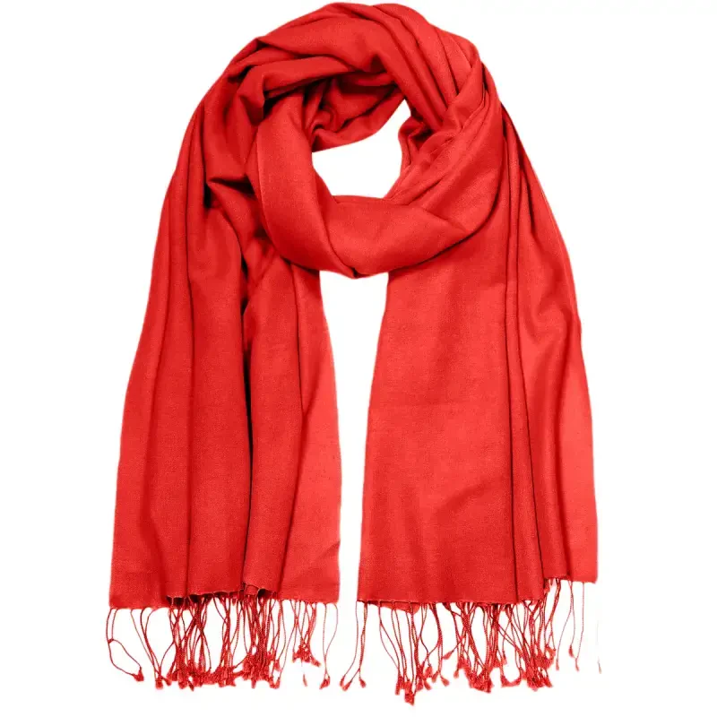 Fashionable, lightweight long scarves for women. Luxury lady wraps, solid colors shawls. Soft and warm scarves for women online. - 5