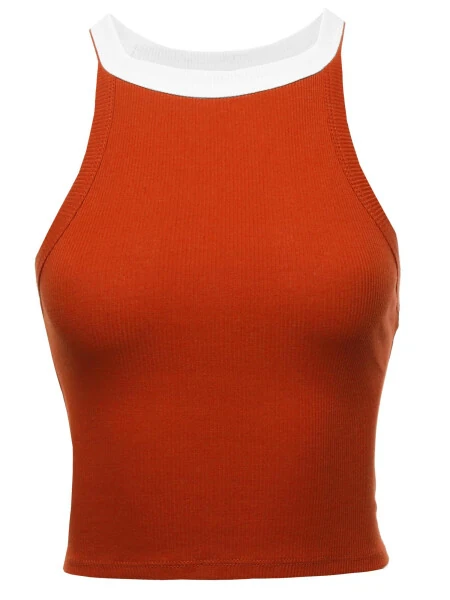 FashionOutfit Ayollar uchun Yengsiz yoqimli qisqa top - Modazone