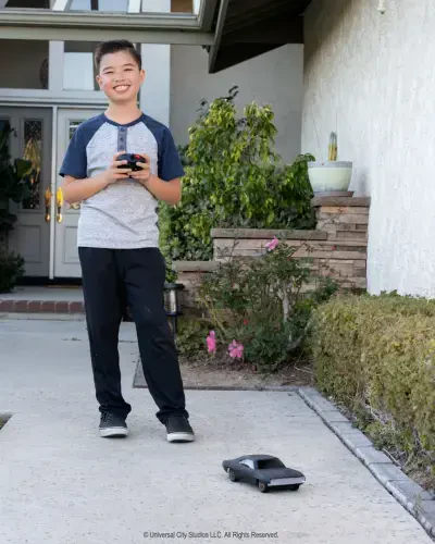 Fast & Furious 1: 16 Dom's 1968 Dodge Charger Widebody RC Radio Control Cars (Black) - 1