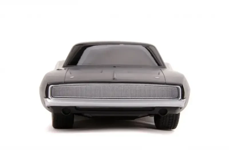 Fast & Furious 1: 16 Dom's 1968 Dodge Charger Widebody RC Radio Control Cars (Black) - 6