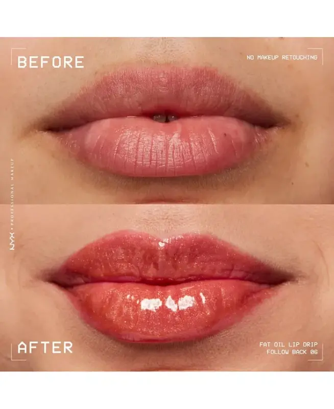 Fat Oil Lip Drip, 0.16 oz.-Follow Back (light orange) - 3