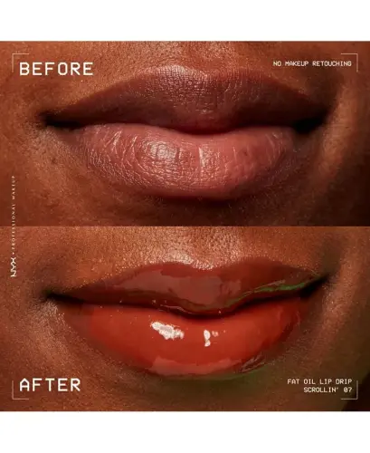 Fat Oil Lip Drip, 0.16 oz.-Scrollin' (och och jigarrang) - 3