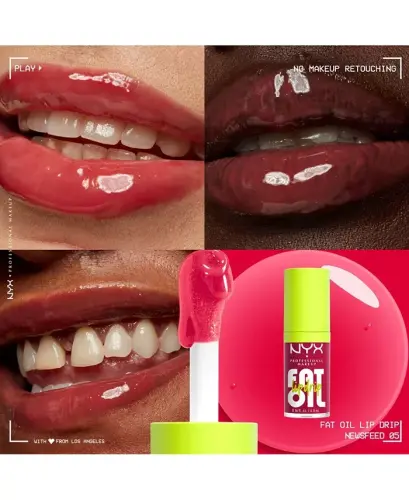 Fat Oil Lip Drip, 0.16 oz. - Newsfeed (light red) - 4