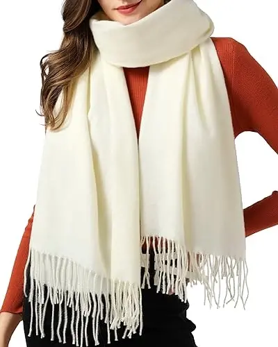 fauson Scarf for Women - Winter Scarf for Women Cold Weather Soft Shawls and Wraps Scarves for Womens - 1