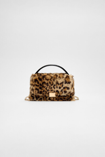 Faux fur, crossbody bag - 1