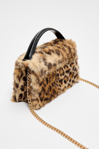 Faux fur, crossbody bag - 4