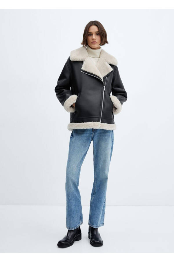 Faux Fur Lined Jacket - 2