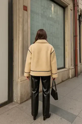 Faux Fur Plush Jacket - LACASE (1)