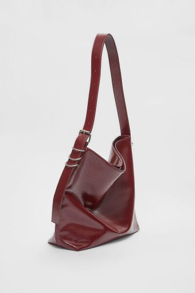 Faux leather bucket bag - 4