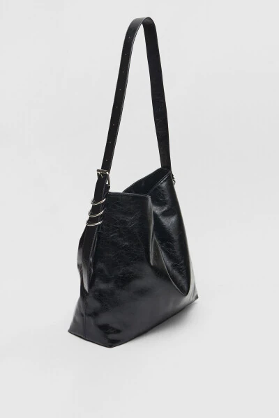 Faux leather bucket bag - Modazone