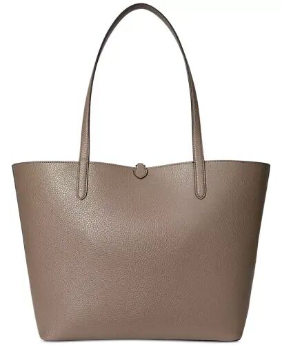 Faux-Leather Reversible Extra-Large Tote Bag - Rider Geo/Taupe Brown - 4
