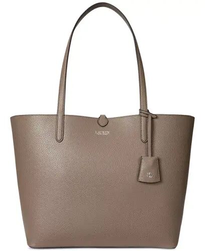 Faux-Leather Reversible Extra-Large Tote Bag - Rider Geo/Taupe Brown - Lauren Ralph Lauren (1)