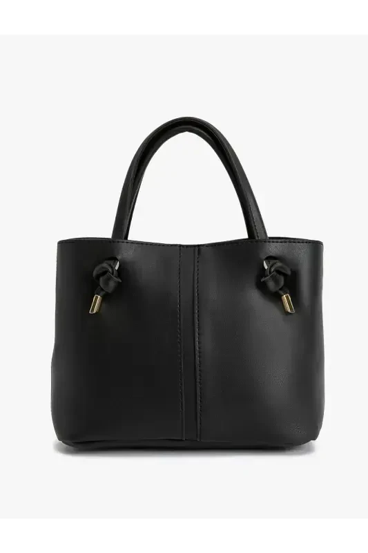 Faux Leather with Tote Bag Handle - 2