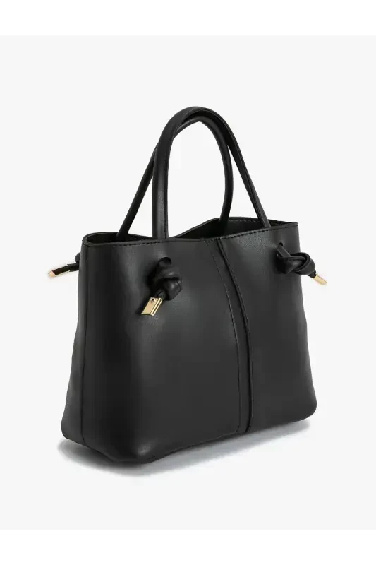 Faux Leather with Tote Bag Handle - 3