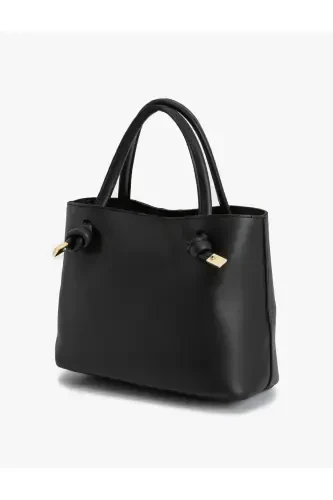 Faux Leather with Tote Bag Handle - 4