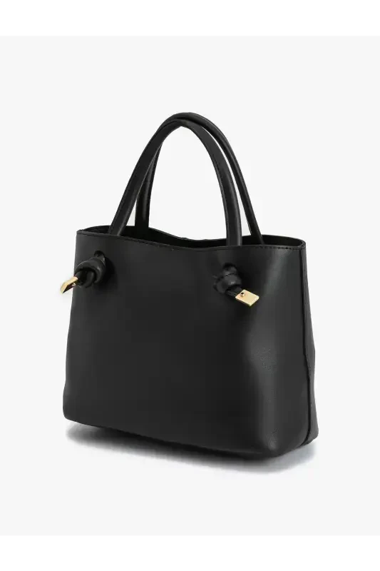 Faux Leather with Tote Bag Handle - 4