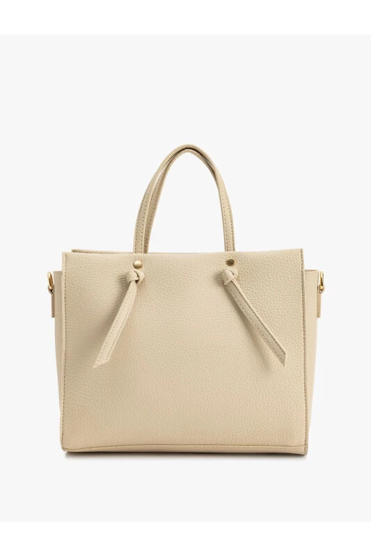 Faux Leather Zippered Handle Crossbody Bag - KOTON