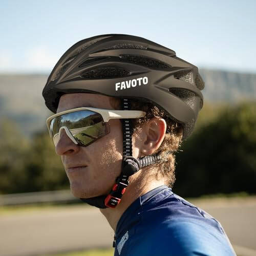 Favoto Lightweight Bike Helmet for Adults - CPSC Certified Mountain Road Bicycle Helmets Adjustable Fit for Men Women - 8