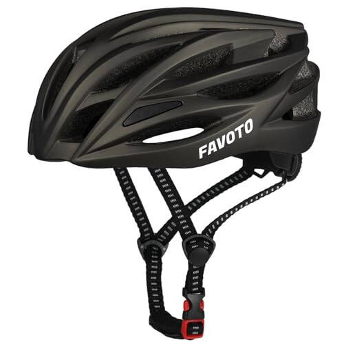 Favoto Lightweight Bike Helmet for Adults - CPSC Certified Mountain Road Bicycle Helmets Adjustable Fit for Men Women - 7