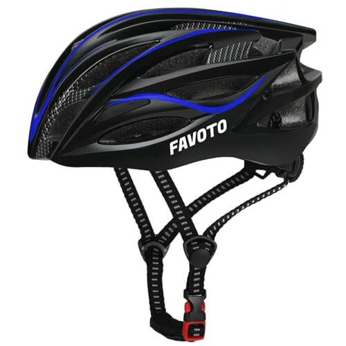 Favoto Lightweight Bike Helmet for Adults - CPSC Certified Mountain Road Bicycle Helmets Adjustable Fit for Men Women - 6