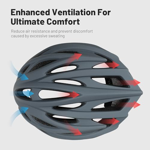 Favoto Lightweight Bike Helmet for Adults - CPSC Certified Mountain Road Bicycle Helmets Adjustable Fit for Men Women - 3