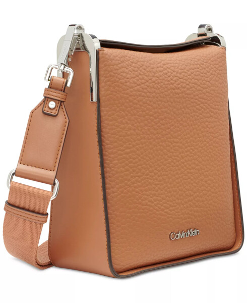 Fay Magnitli yuqori qopqoqli kichik sozlanishi crossbody sumka Karamel - 4