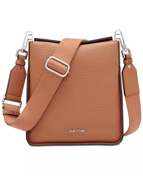 Fay Small Adjustable Crossbody with Magnetic Top Closure Caramel - 1