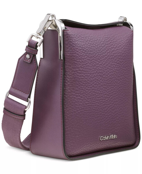 Fay Small Adjustable Crossbody with Magnetic Top Closure Plum - 5