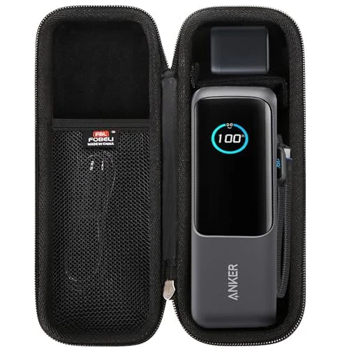 FBLFOBELI Hard Case Replacement for Anker Prime Power Bank 27650mAh 250W, Also Fits Anker 737 Power Bank (PowerCore 24K) + Anker 715 Charger (Nano II 65W) Comb, Case Only - 7