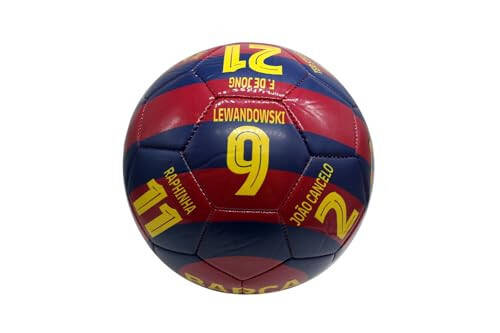 FC Barcelona Authentic Official Licensed Soccer Ball Size 5 - 06-8 - 5