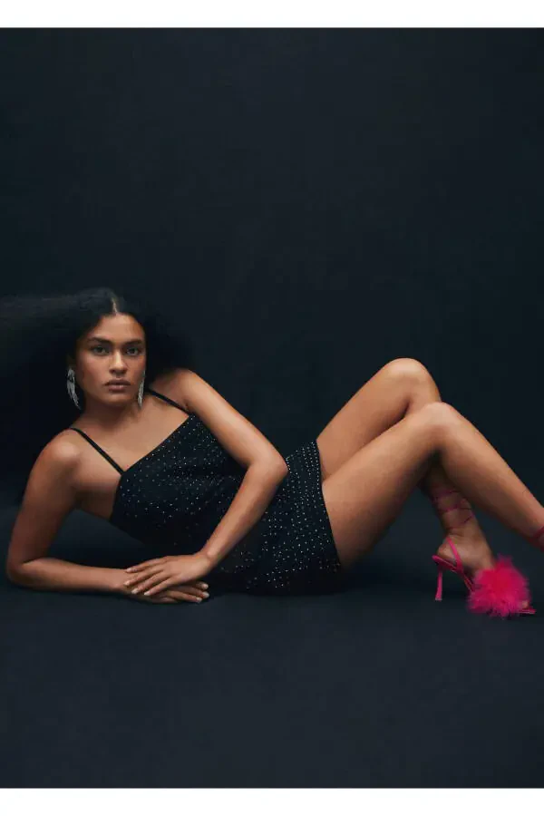 Feather Detail Sandal - 5