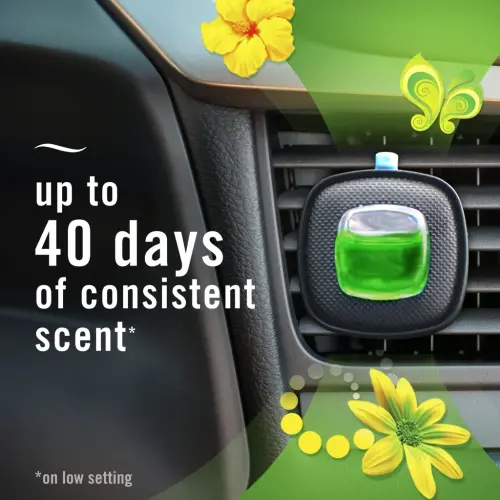 Febreze Car Air Freshener, Odor-Fighting Car Vent Clip, Gain Original, 3 Count - 4