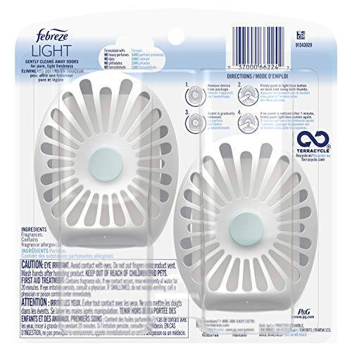 Febreze LIGHT Small Spaces Air Freshener Lavender, 2 count - 9