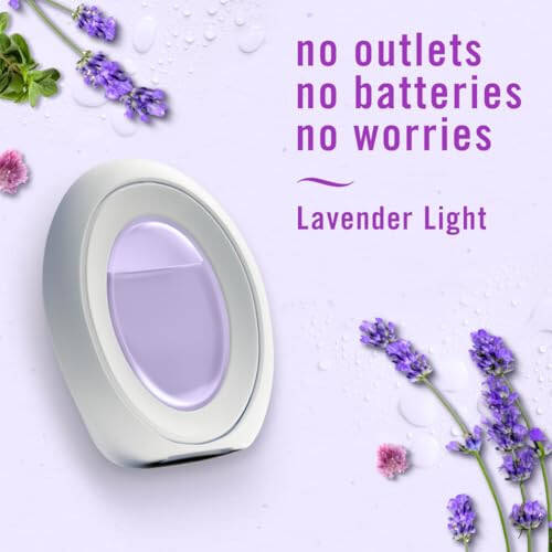 Febreze LIGHT Small Spaces Air Freshener Lavender, 2 count - 4