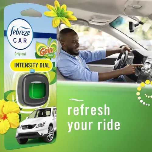 Febreze mashina uchun havo tozalagichlar, hidsizlantiruvchi avtomobil havalandırması klipi, Gain Original, 3 dona - 6