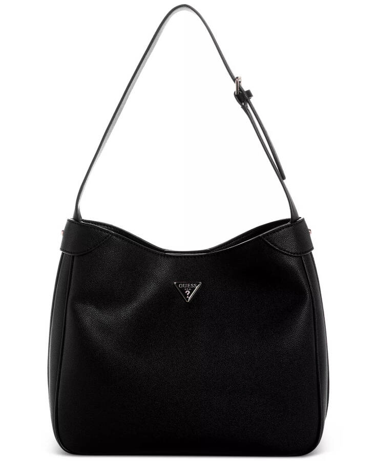 Fedora Medium Hobo Shoulder Bag Black - 1