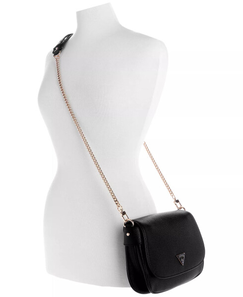 Fedora Small Flap Shoulder Bag Black - 2