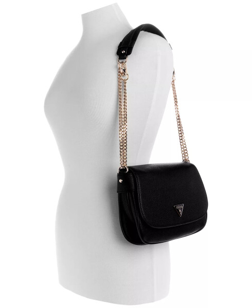 Fedora Small Flap Shoulder Bag Black - 3