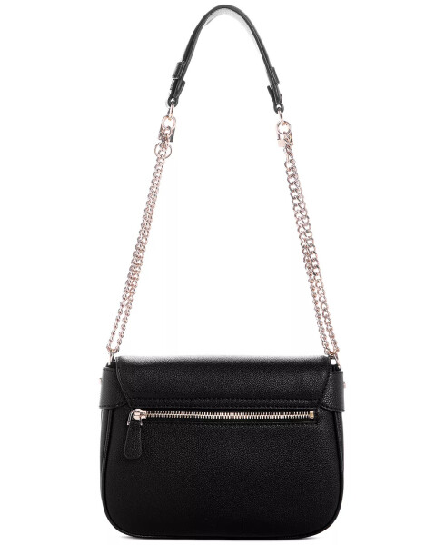 Fedora Small Flap Shoulder Bag Black - 5