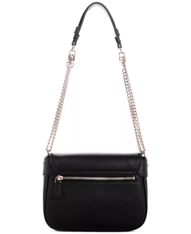 Fedora Small Flap Shoulder Bag Black - 5