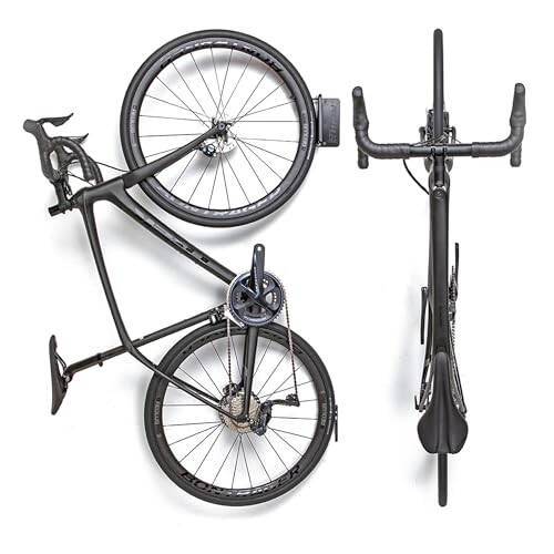 Feedback Sports Velo Hinge 2.0, Pivoting Bike Wall Mount, Vertical Bike Hanger, Space Saving Bike Storage, Fold Away Bike Hook, Garage Bike Rack - 2