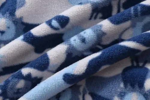 Feidoog Toddler Fleece Jacket Baby Boys Girls Hooded Zipper Long Sleeve Thick Warm Outerwear - 6