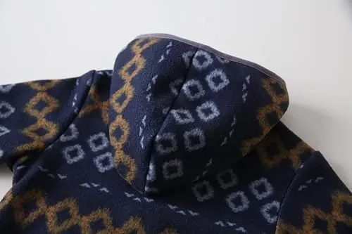 Feidoog Toddler Fleece Jacket Baby Boys Girls Hooded Zipper Long Sleeve Thick Warm Outerwear - 5